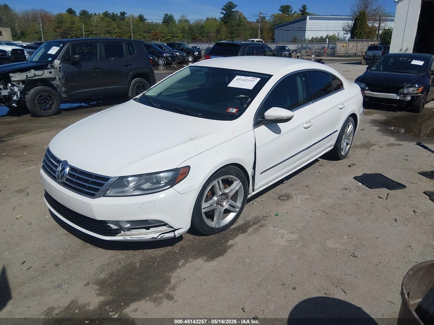 2013 Volkswagen Passat cc VIN WVWBP7AN2DE559873 IAAI salvage auction — RIGHT FRONT, Salvage (New Hampshire), sold $300 on 2026-07-22 (photo 2)