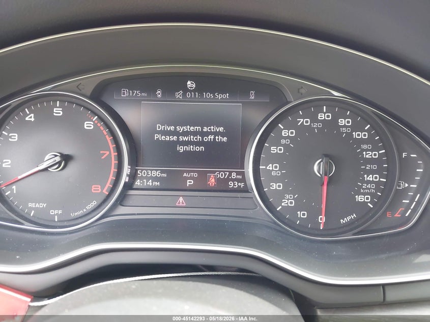 2020 Audi A5 VIN WAUANCF51LA004144 IAAI salvage auction — REAR END, Original (Texas), sold $9,600 on 2026-07-30 (photo 7)