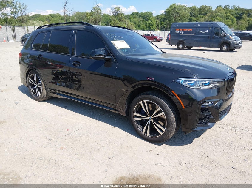 2022 BMW X7 VIN 5UXCX6C04N9M68905 IAAI salvage auction — LEFT REAR, Salvage (New Jersey), sold $20,200 on 2026-07-28 (photo 1)