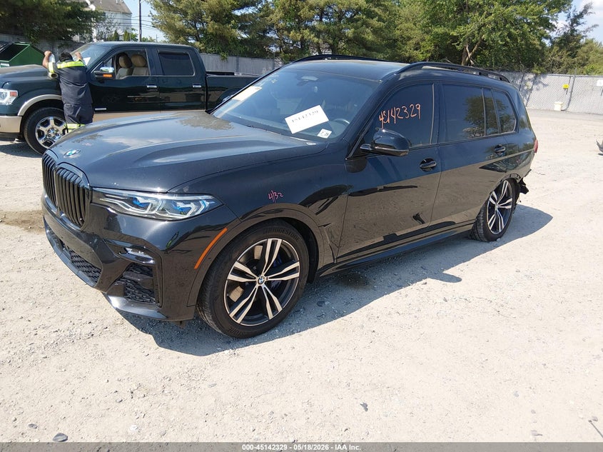 2022 BMW X7 VIN 5UXCX6C04N9M68905 IAAI salvage auction — LEFT REAR, Salvage (New Jersey), sold $20,200 on 2026-07-28 (photo 2)