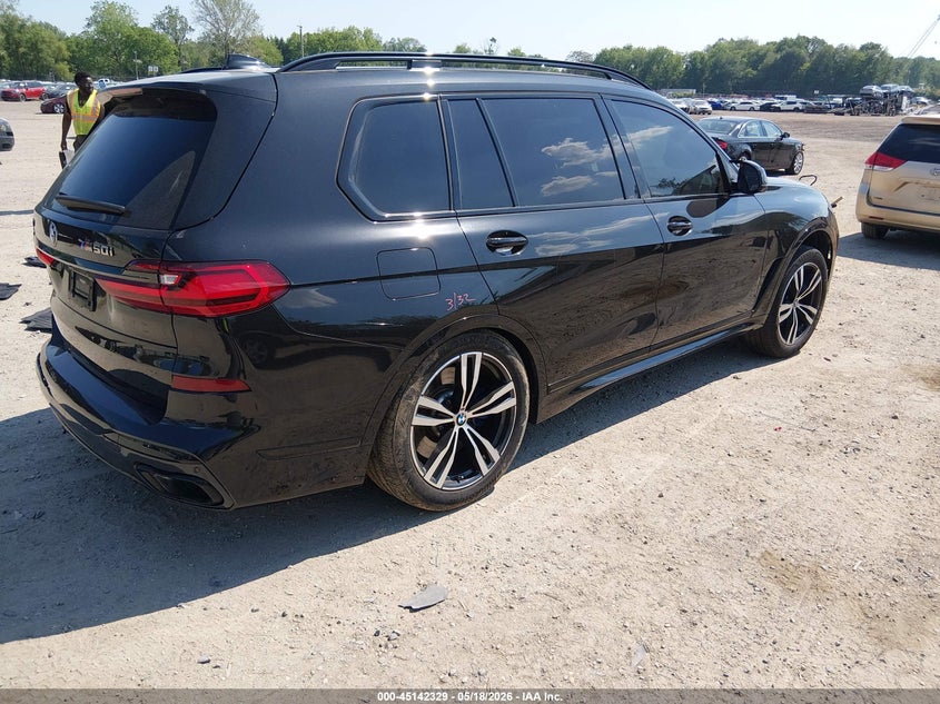 2022 BMW X7 VIN 5UXCX6C04N9M68905 IAAI salvage auction — LEFT REAR, Salvage (New Jersey), sold $20,200 on 2026-07-28 (photo 4)