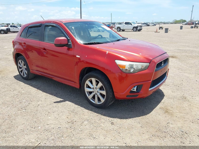 2012 Mitsubishi Outlander VIN JA4AP4AUXCZ003037 IAAI salvage auction — LEFT FRONT, Original (Texas), sold $1,475 on 2026-07-15 (photo 1)