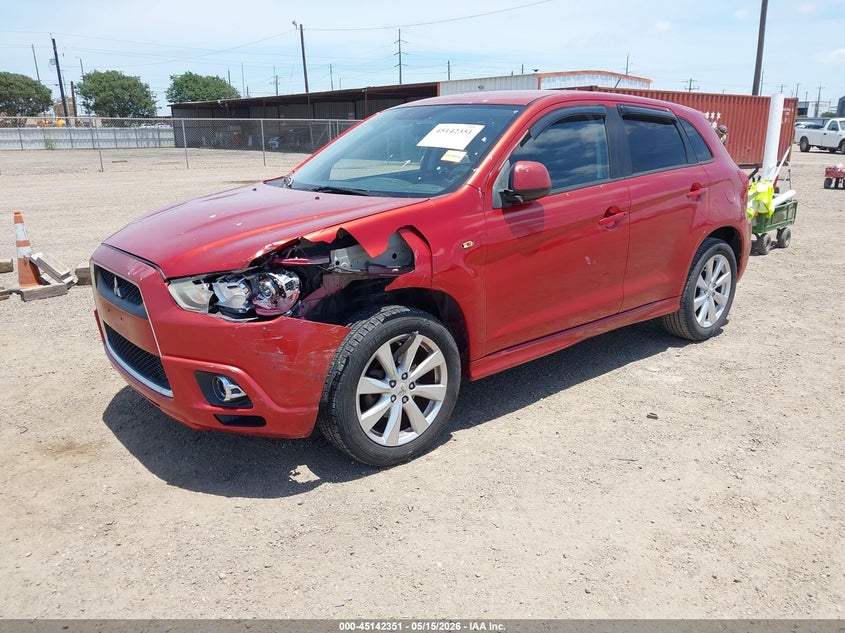 2012 Mitsubishi Outlander VIN JA4AP4AUXCZ003037 IAAI salvage auction — LEFT FRONT, Original (Texas), sold $1,475 on 2026-07-15 (photo 2)