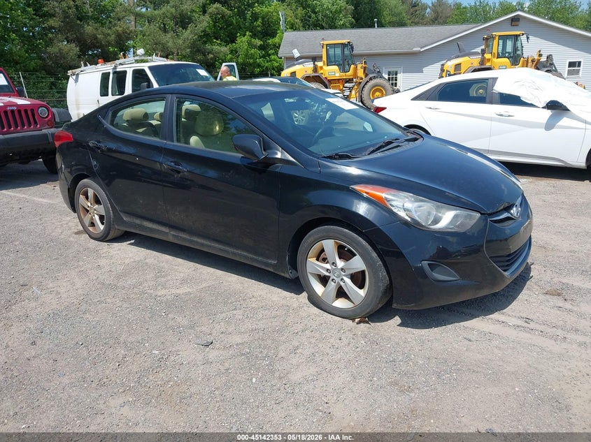 2011 Hyundai Elantra VIN KMHDH4AE1BU087913 IAAI salvage auction — NORMAL WEAR, Salvage (Texas), sold $375 on 2026-07-27 (photo 1)