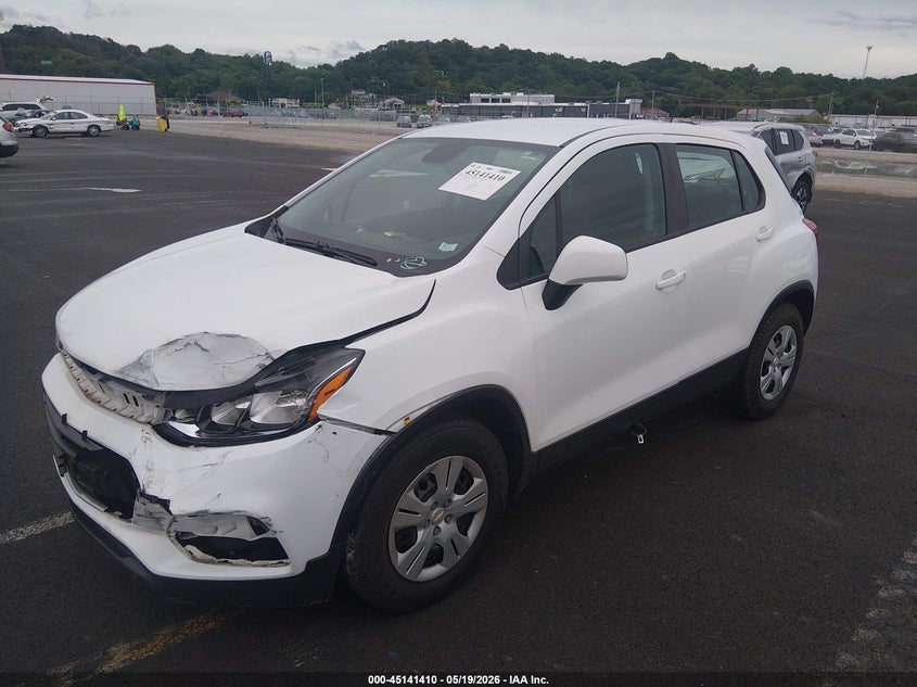 2018 Chevrolet Trax VIN KL7CJKSB4JB555878 IAAI salvage auction — FRONT END, Salvage (Illinois), sold $925 on 2026-07-28 (photo 2)