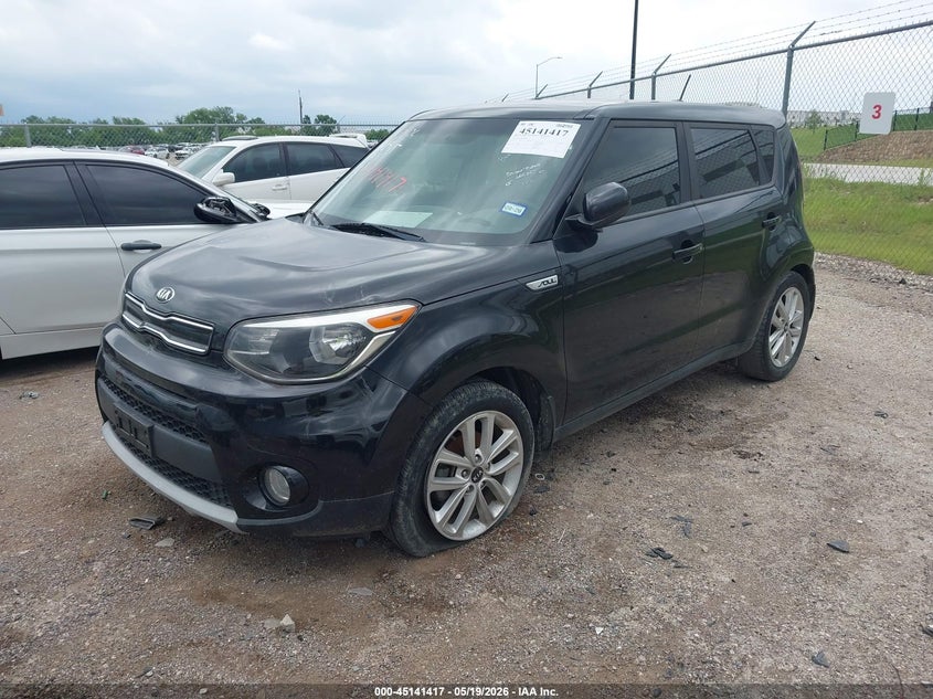 2019 Kia Soul VIN KNDJP3A56K7668052 IAAI salvage auction — REAR END, Salvage (Texas), sold $675 on 2026-07-28 (photo 2)