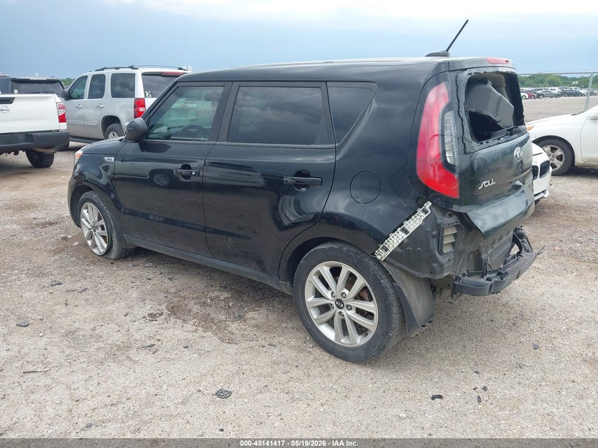 2019 Kia Soul VIN KNDJP3A56K7668052 IAAI salvage auction — REAR END, Salvage (Texas), sold $675 on 2026-07-28 (photo 3)