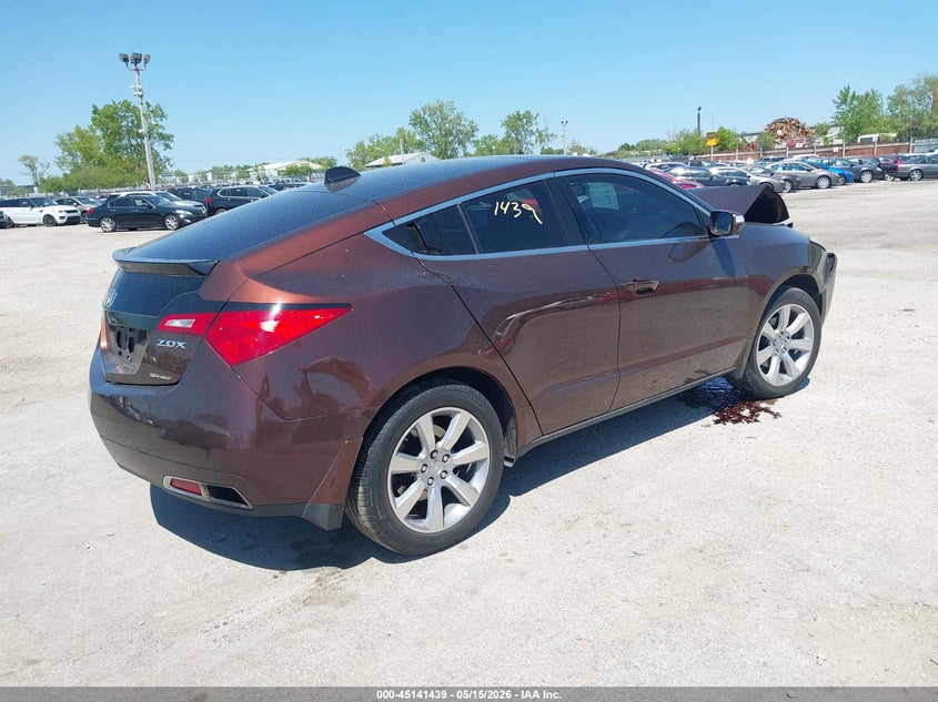2010 Acura Zdx VIN 2HNYB1H6XAH503554 IAAI salvage auction — NORMAL WEAR, Salvage (Texas), sold $575 on 2026-07-06 (photo 4)