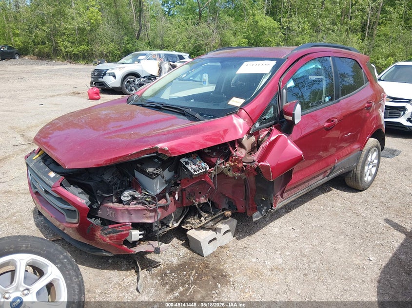 2018 Ford Ecosport VIN MAJ3P1TE5JC165506 IAAI salvage auction — FRONT END, Salvage (Ohio), sold $300 on 2026-07-21 (photo 2)