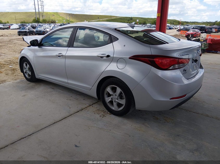 2015 Hyundai Elantra VIN KMHDH4AE5FU328846 IAAI salvage auction — FRONT END, Rebuildable (Florida), sold $825 on 2026-07-14 (photo 3)