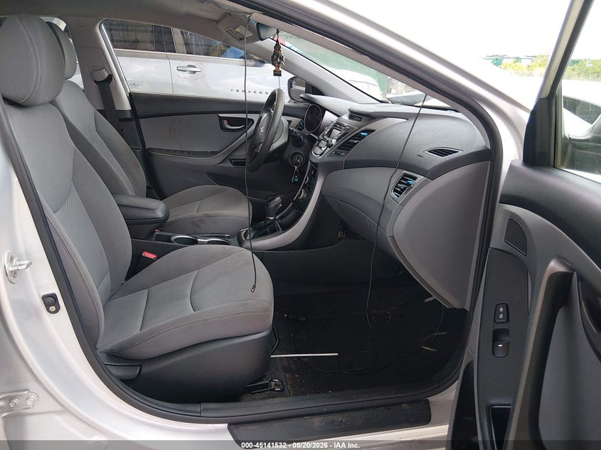 2015 Hyundai Elantra VIN KMHDH4AE5FU328846 IAAI salvage auction — FRONT END, Rebuildable (Florida), sold $825 on 2026-07-14 (photo 5)