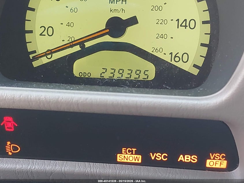 2000 Lexus Gs VIN JT8BH68X5Y0023161 IAAI salvage auction — FRONT END, Rebuildable (Florida), sold $325 on 2026-07-15 (photo 7)