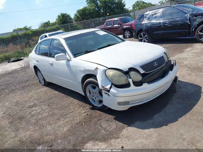 2000 Lexus Gs VIN JT8BH68X5Y0023161 IAAI salvage auction — FRONT END, Rebuildable (Florida), sold $325 on 2026-07-15 (photo 1)