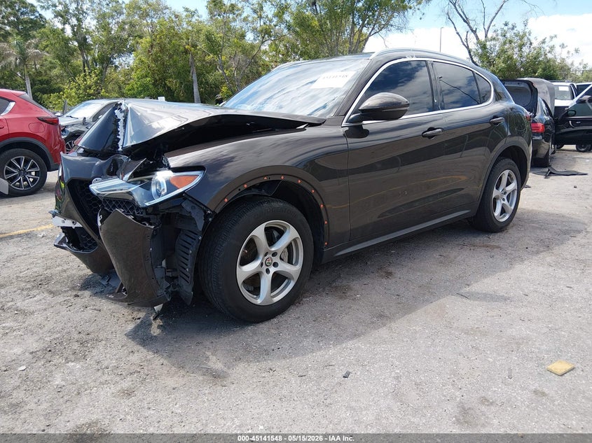 2019 Alfa romeo Stelvio VIN ZASPAJAN1K7C51994 IAAI salvage auction — FRONT END, Rebuildable (Florida), sold $2,300 on 2026-07-29 (photo 2)