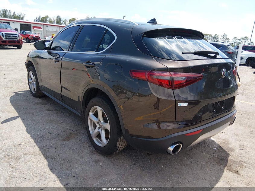 2019 Alfa romeo Stelvio VIN ZASPAJAN1K7C51994 IAAI salvage auction — FRONT END, Rebuildable (Florida), sold $2,300 on 2026-07-29 (photo 3)