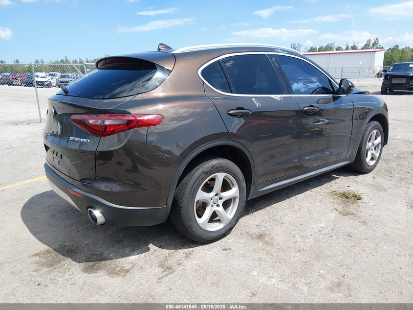 2019 Alfa romeo Stelvio VIN ZASPAJAN1K7C51994 IAAI salvage auction — FRONT END, Rebuildable (Florida), sold $2,300 on 2026-07-29 (photo 4)