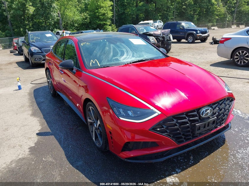 2022 Hyundai Sonata VIN 5NPEJ4J27NH140650 IAAI salvage auction — RIGHT SIDE, Salvage - 75% Or Less (Maryland), sold $4,550 on 2026-07-29 (photo 1)
