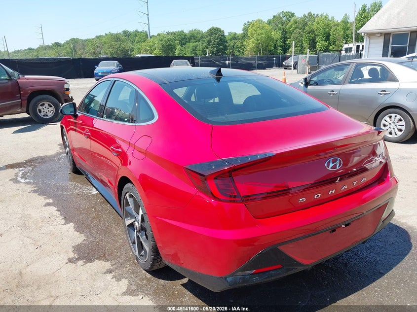 2022 Hyundai Sonata VIN 5NPEJ4J27NH140650 IAAI salvage auction — RIGHT SIDE, Salvage - 75% Or Less (Maryland), sold $4,550 on 2026-07-29 (photo 3)