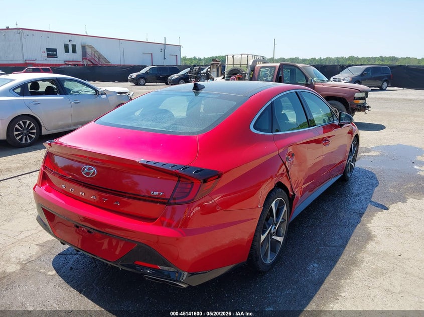 2022 Hyundai Sonata VIN 5NPEJ4J27NH140650 IAAI salvage auction — RIGHT SIDE, Salvage - 75% Or Less (Maryland), sold $4,550 on 2026-07-29 (photo 4)