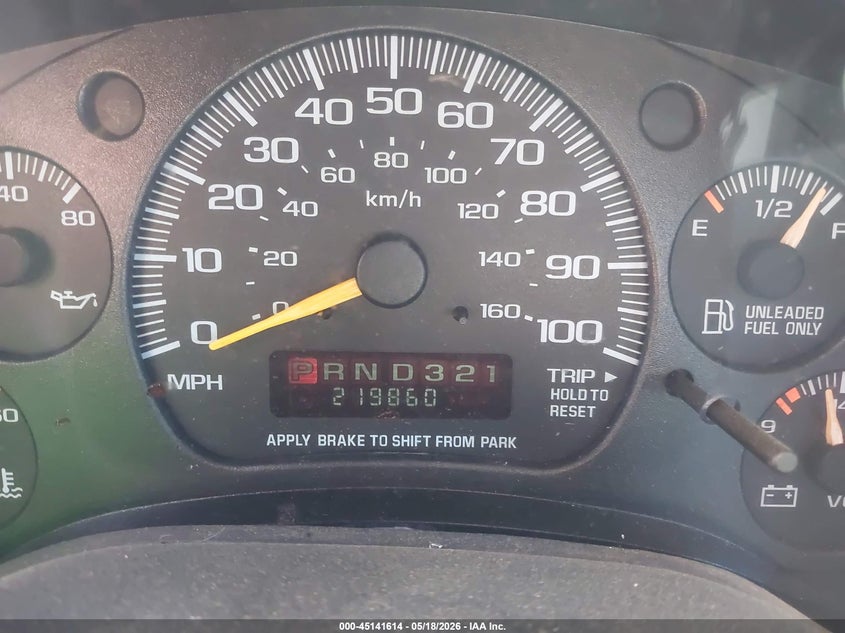 2000 Chevrolet Astro VIN 1GNEL19W5YB199273 IAAI salvage auction — ROLLOVER, Salvage (Georgia), sold $375 on 2026-07-07 (photo 7)