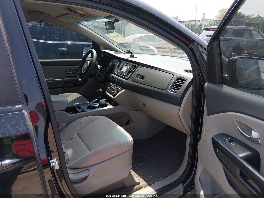 2016 Kia SEDONA VIN KNDMB5C1XG6160424 IAAI salvage auction — THEFT, Salvage (Kansas), sold $1,550 on 2026-07-17 (photo 5)