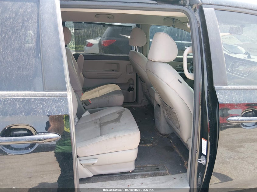 2016 Kia SEDONA VIN KNDMB5C1XG6160424 IAAI salvage auction — THEFT, Salvage (Kansas), sold $1,550 on 2026-07-17 (photo 8)