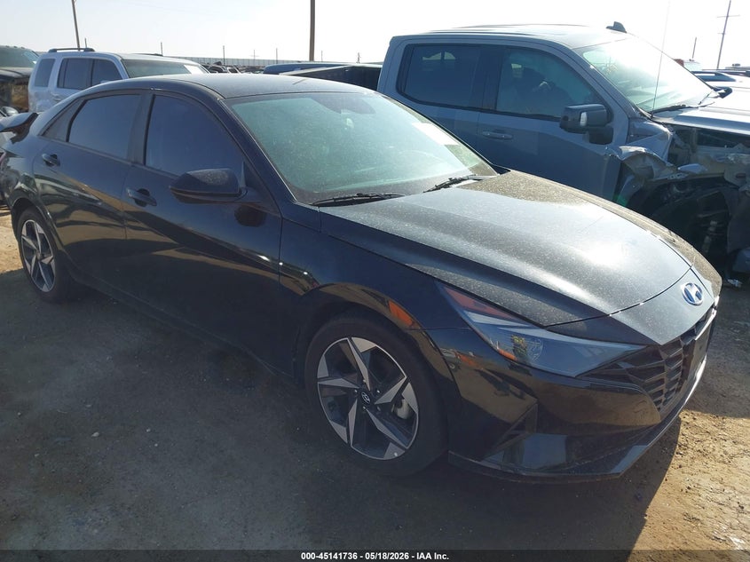 2023 Hyundai Elantra VIN KMHLS4AG0PU611994 IAAI salvage auction — REAR END, Original (Texas), sold $5,400 on 2026-07-21 (photo 1)