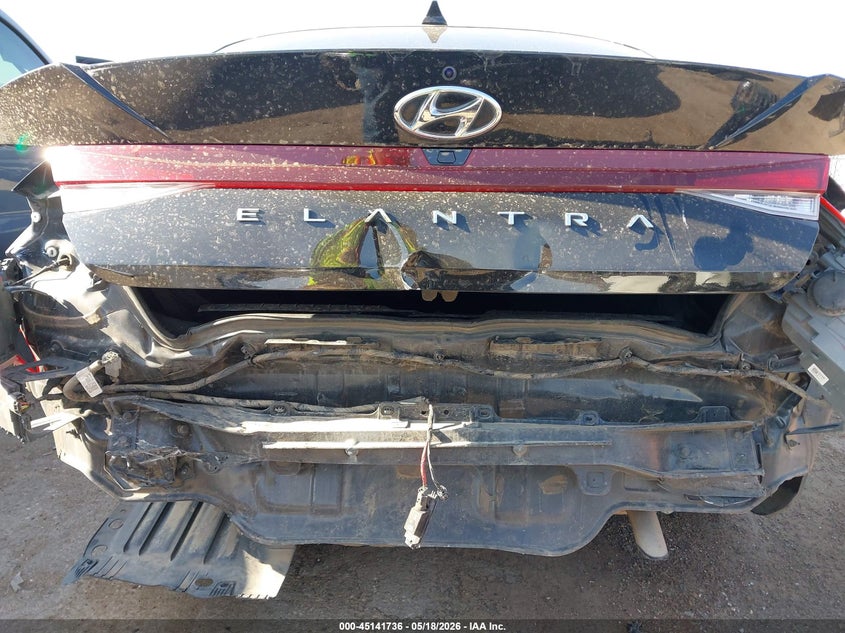 2023 Hyundai Elantra VIN KMHLS4AG0PU611994 IAAI salvage auction — REAR END, Original (Texas), sold $5,400 on 2026-07-21 (photo 6)
