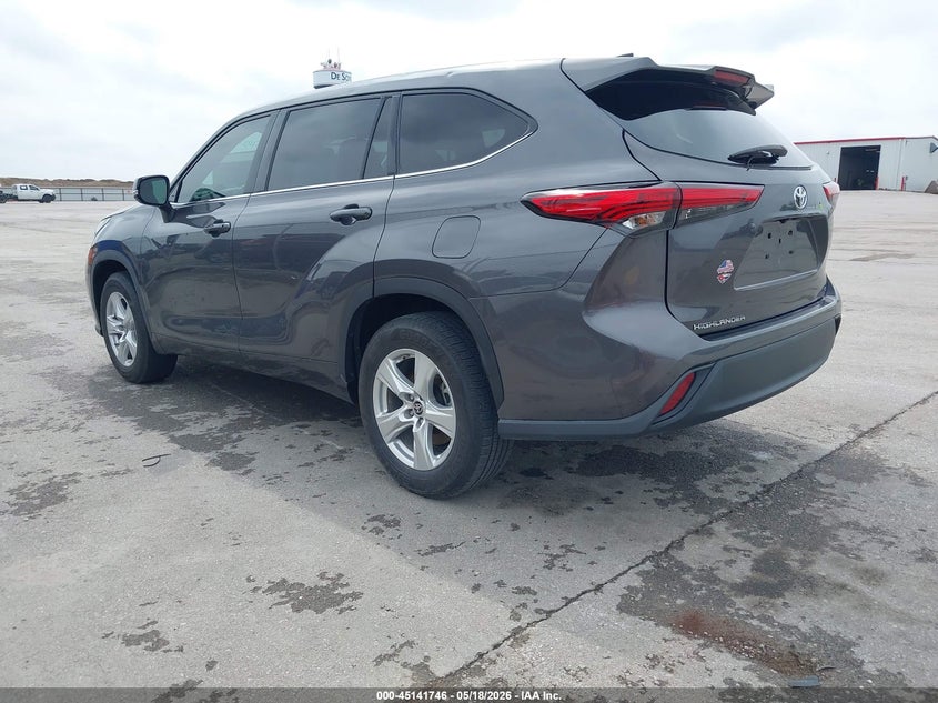 2022 Toyota Highlander VIN 5TDZZRAH3NS115282 IAAI salvage auction — HAIL, Salvage (Nevada), sold $13,150 on 2026-07-21 (photo 3)