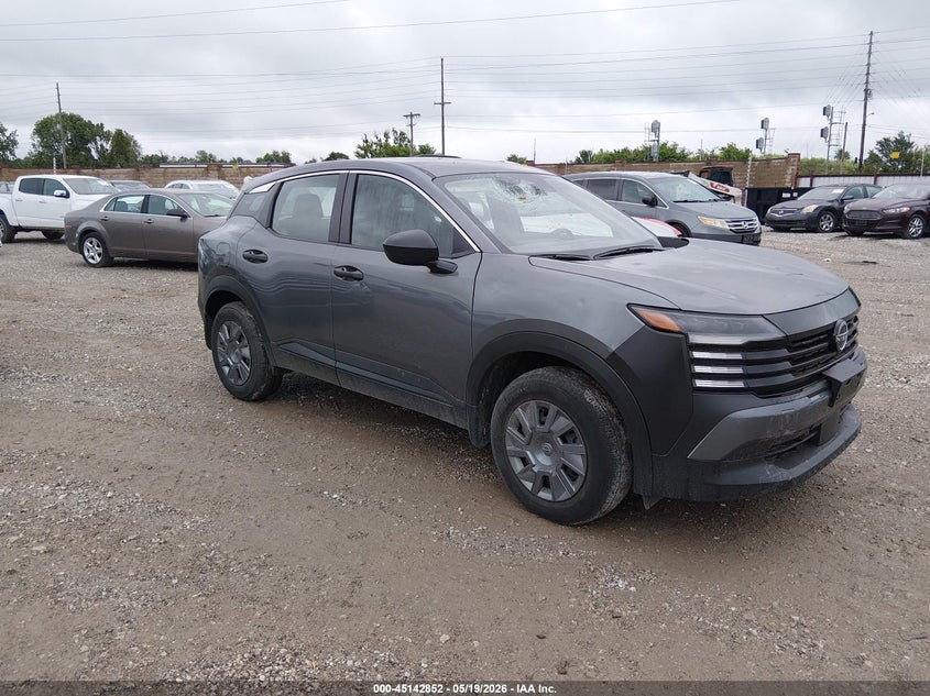2025 Nissan Kicks VIN 3N8AP6BB9SL383285 IAAI salvage auction — HAIL, Clear (Missouri), sold $12,000 on 2026-08-20 (photo 1)