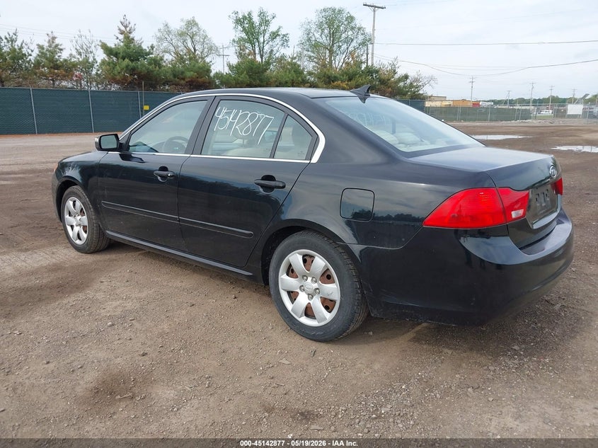 2010 Kia Optima VIN KNAGG4A88A5454889 IAAI salvage auction — RIGHT SIDE, Clear (Indiana), sold $275 on 2026-07-07 (photo 3)