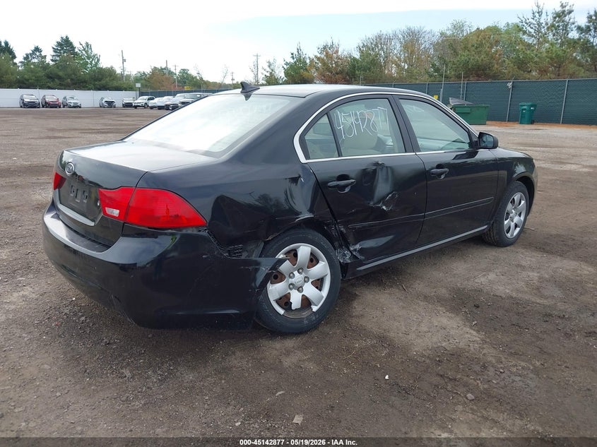 2010 Kia Optima VIN KNAGG4A88A5454889 IAAI salvage auction — RIGHT SIDE, Clear (Indiana), sold $275 on 2026-07-07 (photo 4)