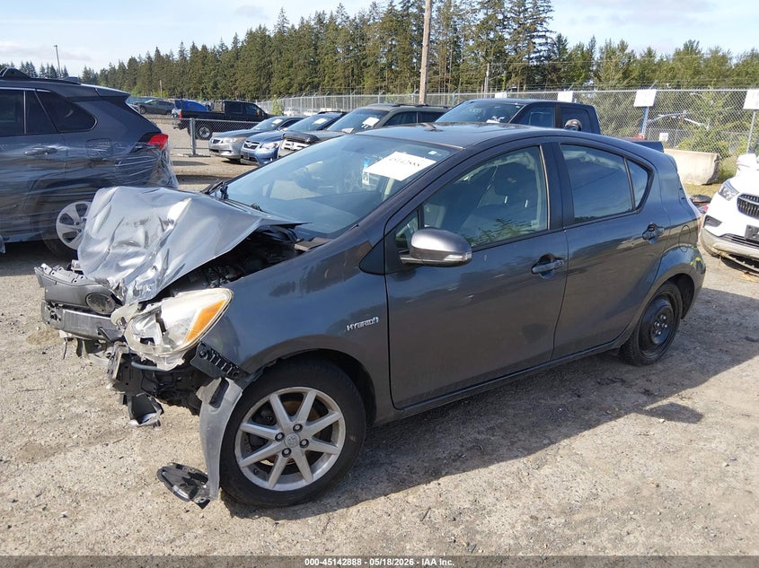2015 Toyota Prius c VIN JTDKDTB34F1094537 IAAI salvage auction — FRONT END, Bill Of Sale (Washington), sold $350 on 2026-07-22 (photo 2)