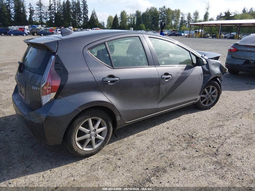 2015 Toyota Prius c VIN JTDKDTB34F1094537 IAAI salvage auction — FRONT END, Bill Of Sale (Washington), sold $350 on 2026-07-22 (photo 4)