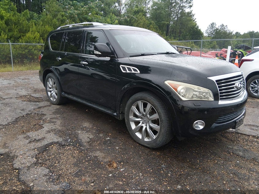 2013 Infiniti Qx56 VIN JN8AZ2ND7D9750146 IAAI salvage auction — RIGHT SIDE, Salvage (Mississippi), sold $2,175 on 2026-07-15 (photo 1)