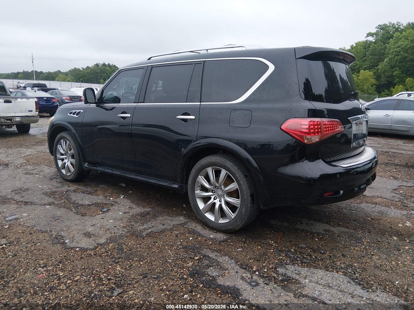 2013 Infiniti Qx56 VIN JN8AZ2ND7D9750146 IAAI salvage auction — RIGHT SIDE, Salvage (Mississippi), sold $2,175 on 2026-07-15 (photo 3)