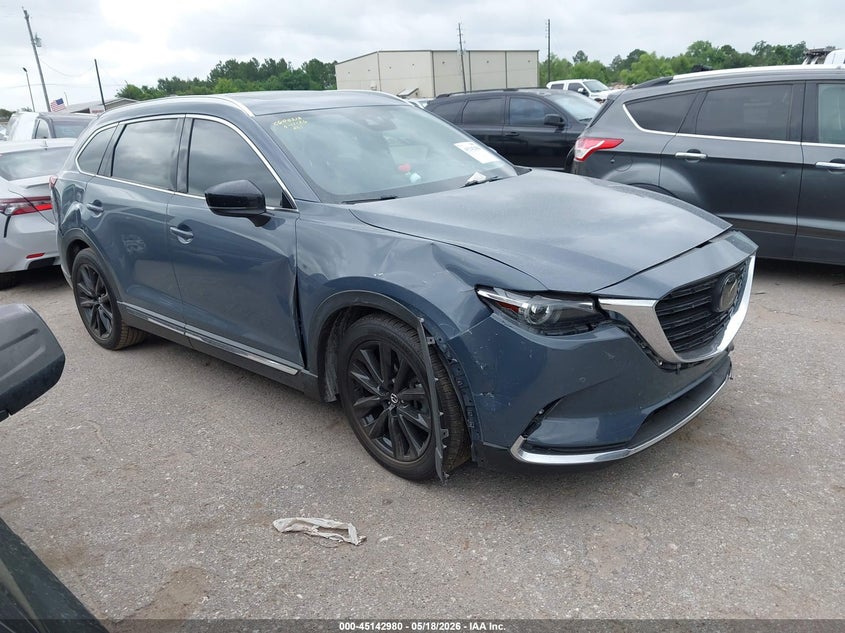 2021 Mazda Cx-9 VIN JM3TCADY9M0516669 IAAI salvage auction — LEFT FRONT, Salvage (Texas), sold $6,000 on 2026-08-01 (photo 1)