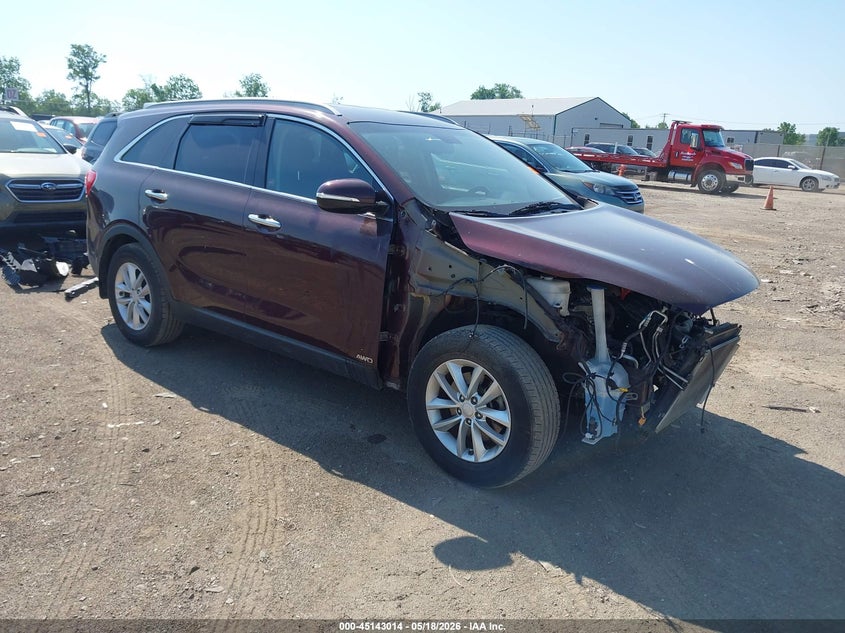 2018 Kia Sorento VIN 5XYPGDA3XJG431869 IAAI salvage auction — FRONT END, Salvage (Ohio), sold $2,000 on 2026-07-09 (photo 1)