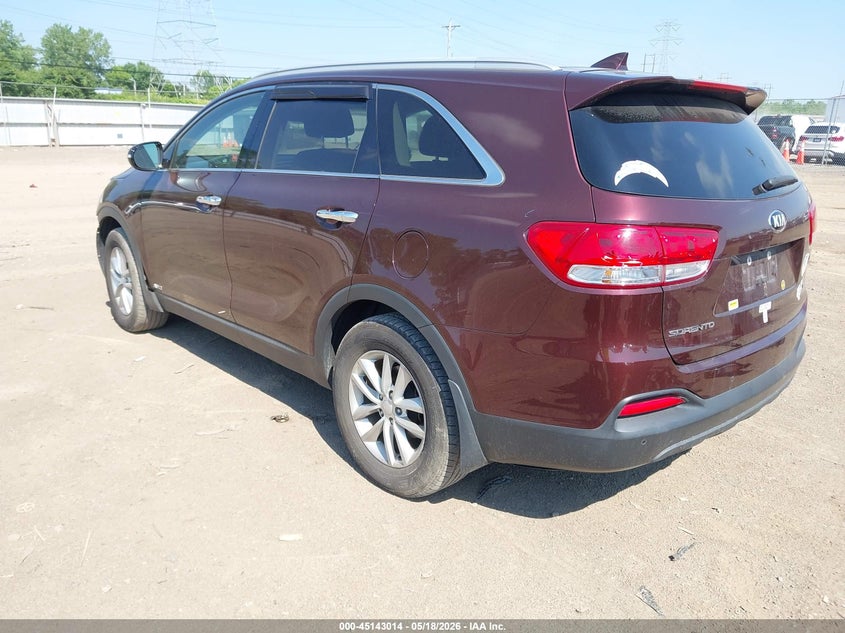 2018 Kia Sorento VIN 5XYPGDA3XJG431869 IAAI salvage auction — FRONT END, Salvage (Ohio), sold $2,000 on 2026-07-09 (photo 3)