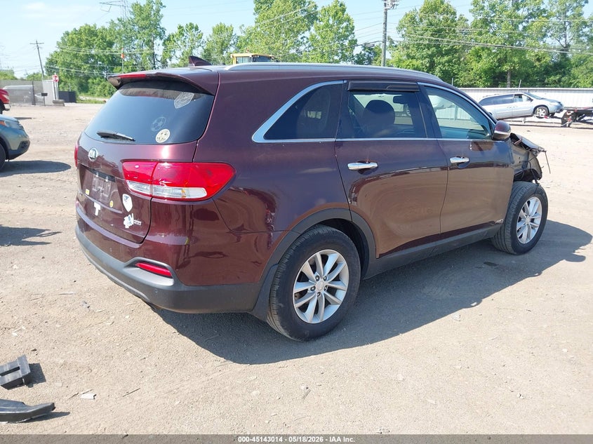 2018 Kia Sorento VIN 5XYPGDA3XJG431869 IAAI salvage auction — FRONT END, Salvage (Ohio), sold $2,000 on 2026-07-09 (photo 4)
