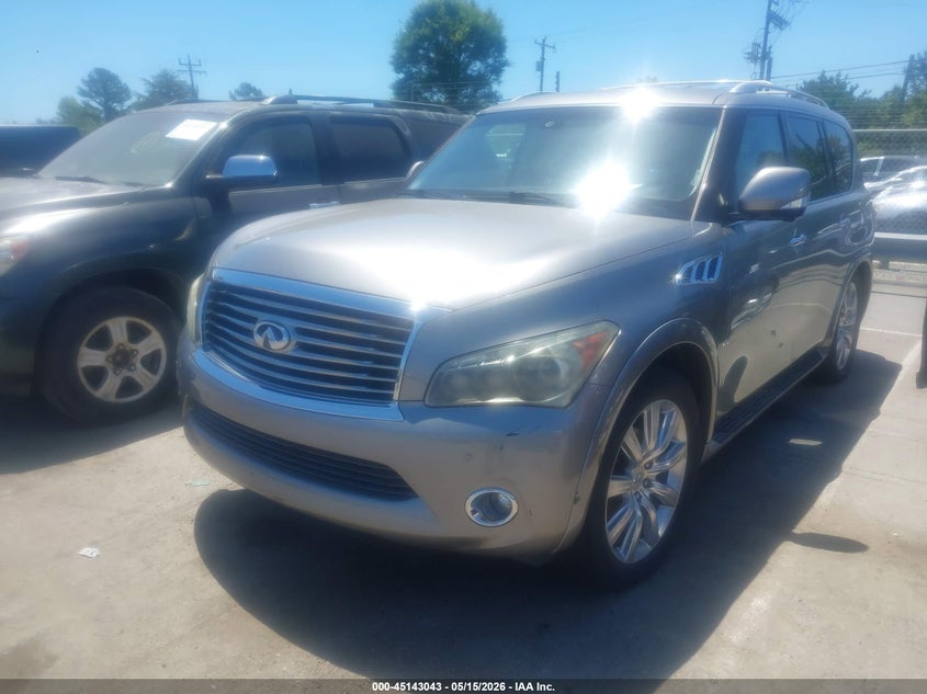 2012 Infiniti Qx56 VIN JN8AZ2NC3C9315131 IAAI salvage auction — NORMAL WEAR, Clear-Dealer Only (North Carolina), sold $1,050 on 2026-07-29 (photo 2)