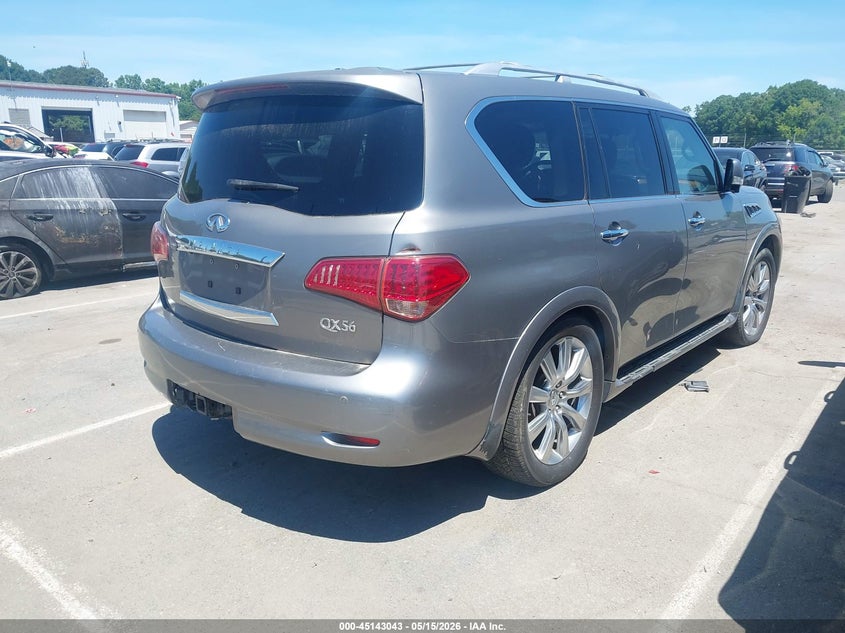 2012 Infiniti Qx56 VIN JN8AZ2NC3C9315131 IAAI salvage auction — NORMAL WEAR, Clear-Dealer Only (North Carolina), sold $1,050 on 2026-07-29 (photo 4)