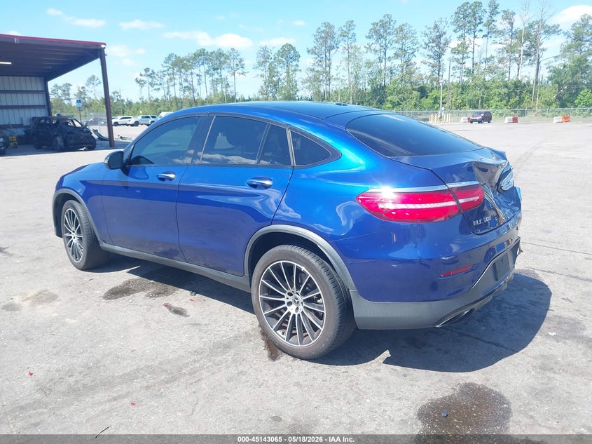 2018 Mercedes-benz Glc coupe VIN WDC0J4KB5JF347173 IAAI salvage auction — REAR END, Rebuildable (Florida), sold $10,500 on 2026-07-18 (photo 3)