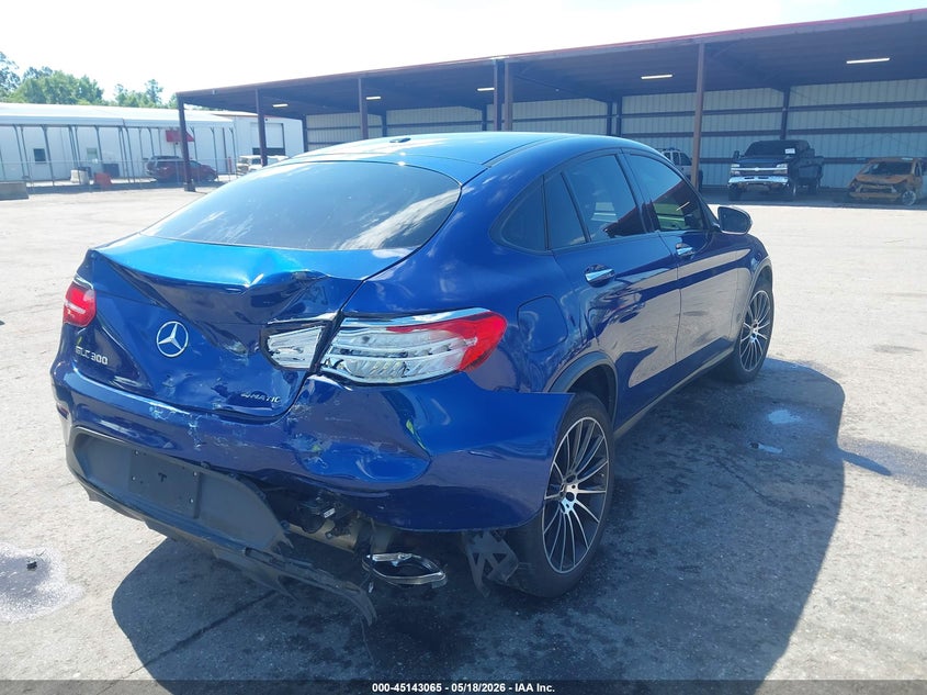 2018 Mercedes-benz Glc coupe VIN WDC0J4KB5JF347173 IAAI salvage auction — REAR END, Rebuildable (Florida), sold $10,500 on 2026-07-18 (photo 4)