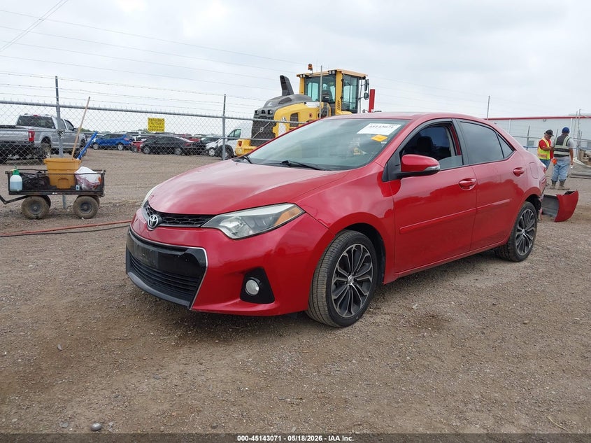 2016 Toyota Corolla VIN 5YFBURHE9GP397581 IAAI salvage auction — BIO HAZARD, Salvage (Texas), sold $2,050 on 2026-07-18 (photo 2)