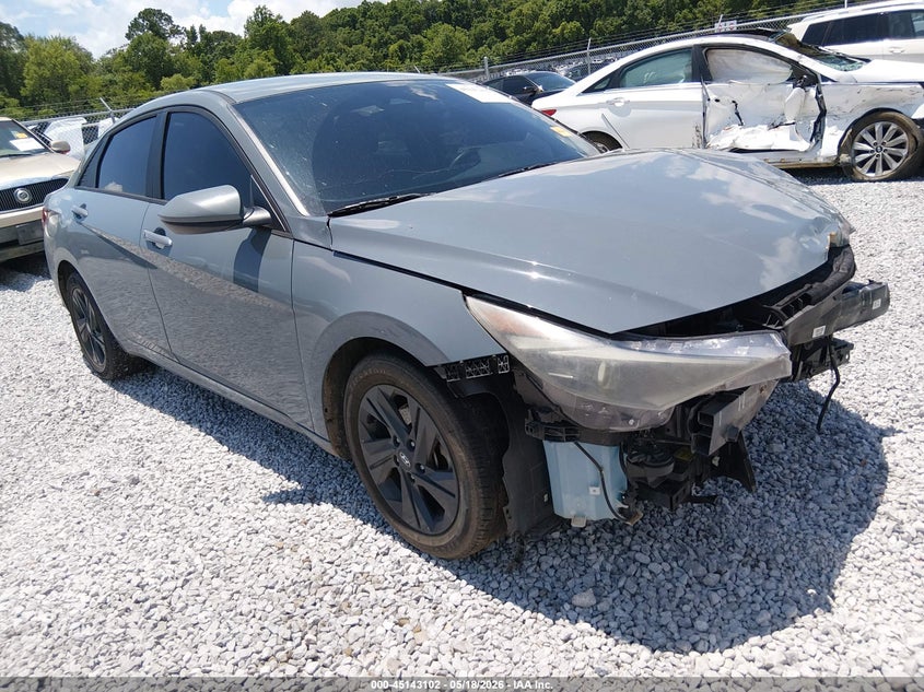 2022 Hyundai Elantra VIN KMHLM4AG6NU291376 IAAI salvage auction — LEFT SIDE, Salvage Title, sold $1,500 on 2026-07-30 (photo 1)