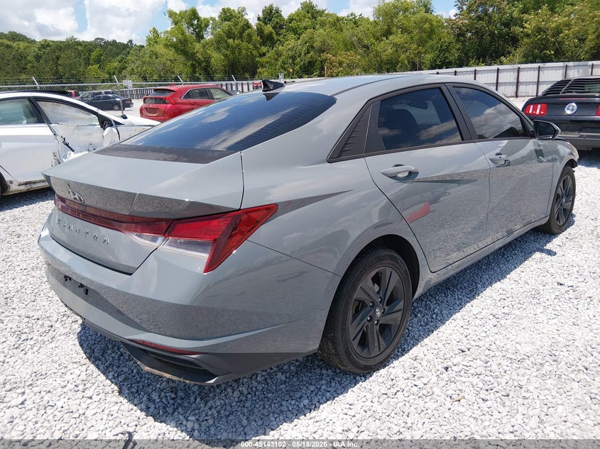 2022 Hyundai Elantra VIN KMHLM4AG6NU291376 IAAI salvage auction — LEFT SIDE, Salvage Title, sold $1,500 on 2026-07-30 (photo 4)