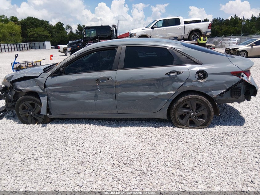 2022 Hyundai Elantra VIN KMHLM4AG6NU291376 IAAI salvage auction — LEFT SIDE, Salvage Title, sold $1,500 on 2026-07-30 (photo 6)