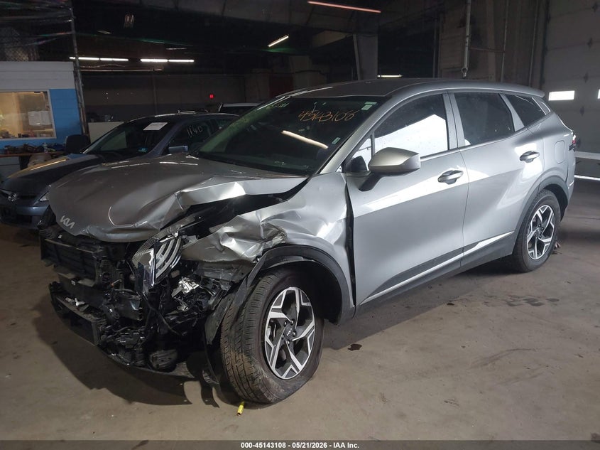 2024 Kia Sportage VIN KNDPU3DF2R7252811 IAAI salvage auction — FRONT END, Salvage (New Jersey), sold $3,950 on 2026-07-29 (photo 2)