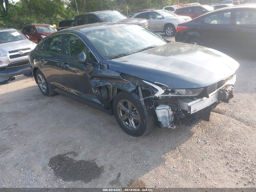 2022 Kia K5 VIN 5XXG14J28NG146218 IAAI salvage auction — FRONT END, Salvage (Indiana), sold $2,950 on 2026-07-09 (photo 1)